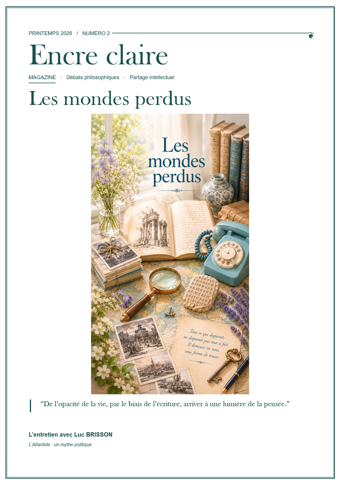 Couverture n°2 - Les mondes perdus